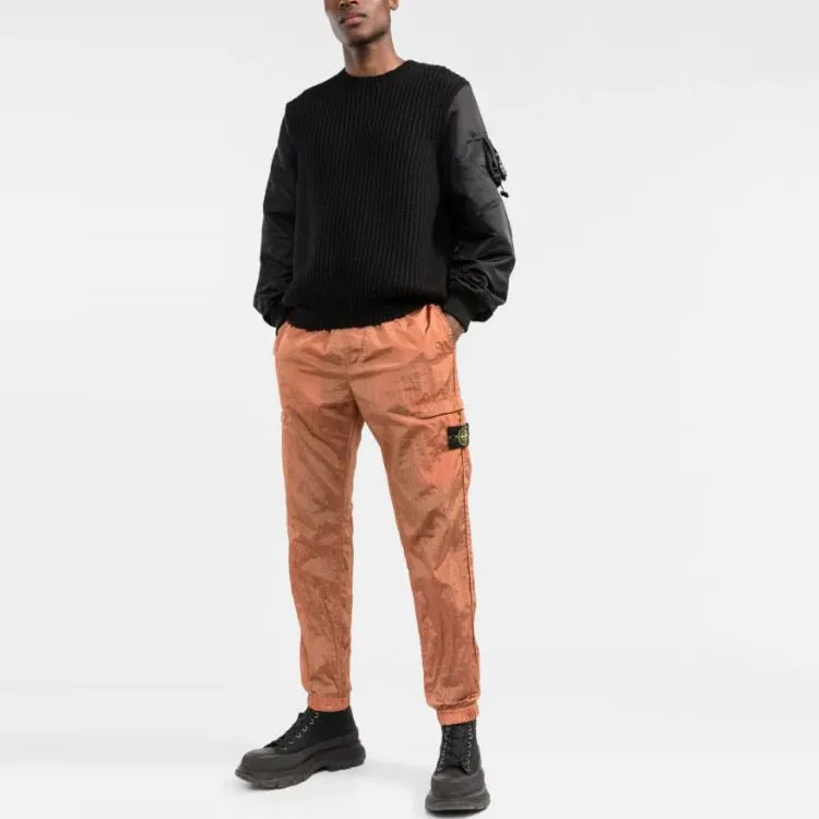 STONE ISLAND SS22 Casual Pants Men's Orange-3