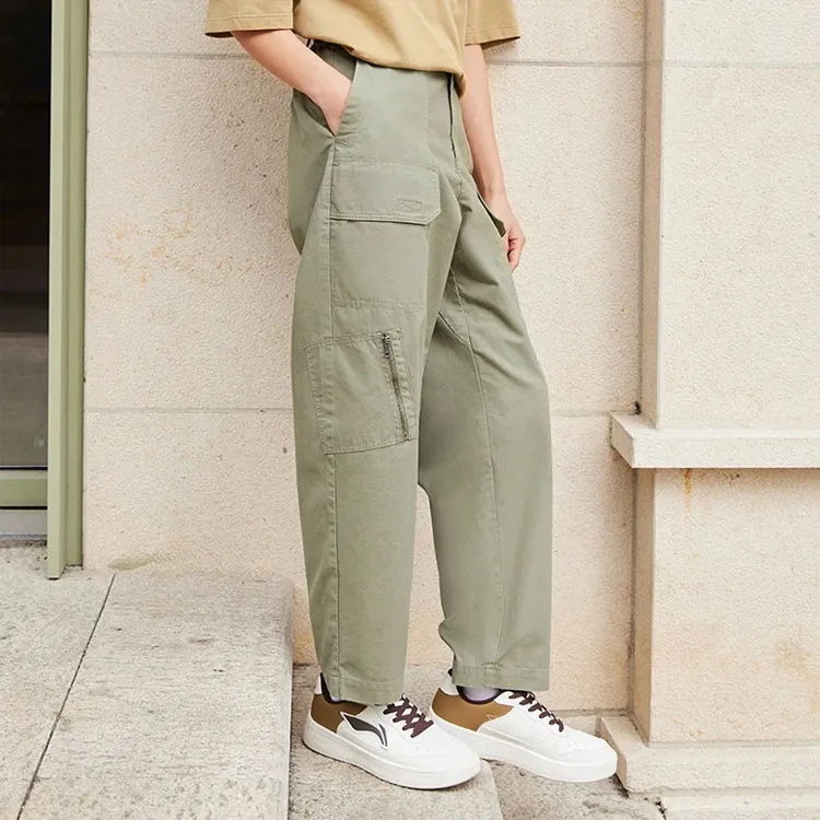 LiNing Knitted Sweatpants Unisex Green-4
