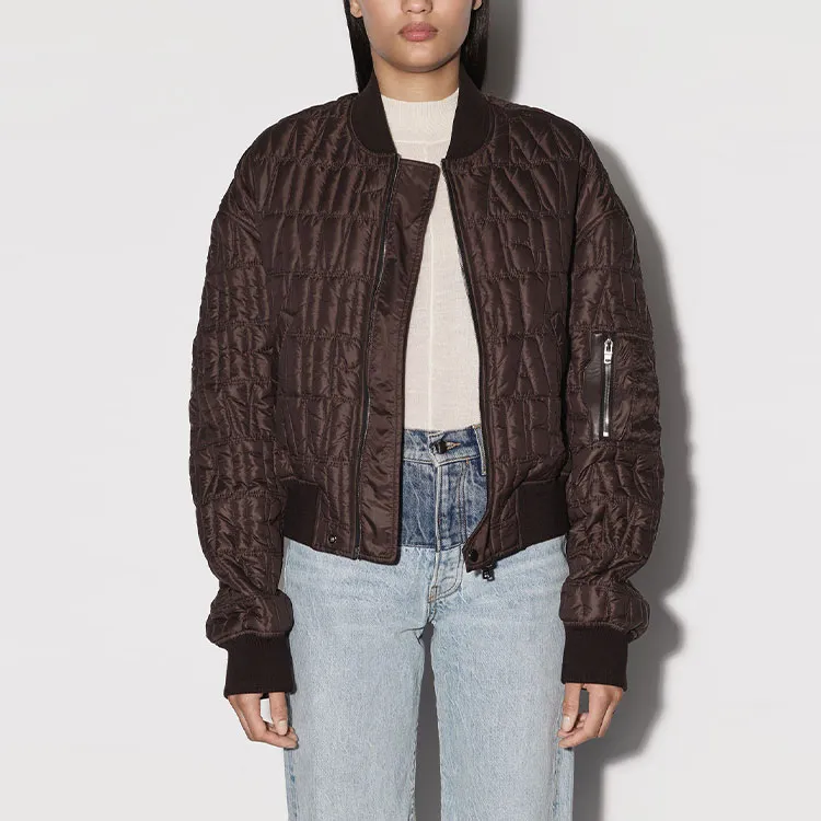 AMIRI Quilted Down Bomber 'Brown'-1