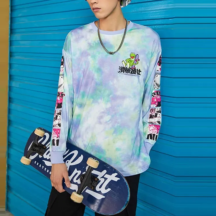 LiNing T Shirt Men's Blue Green-4