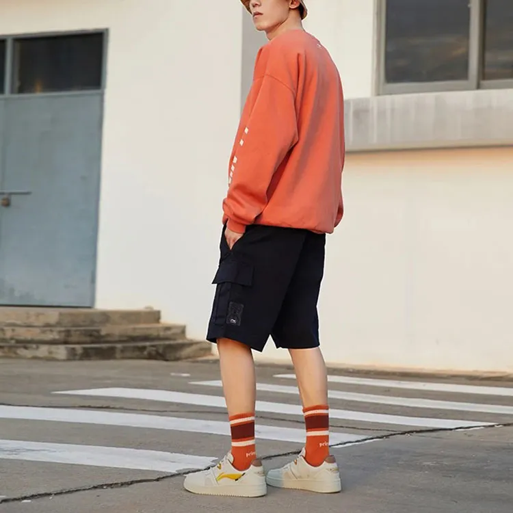 LiNing Skateboard Sports Shorts Men's Black-3