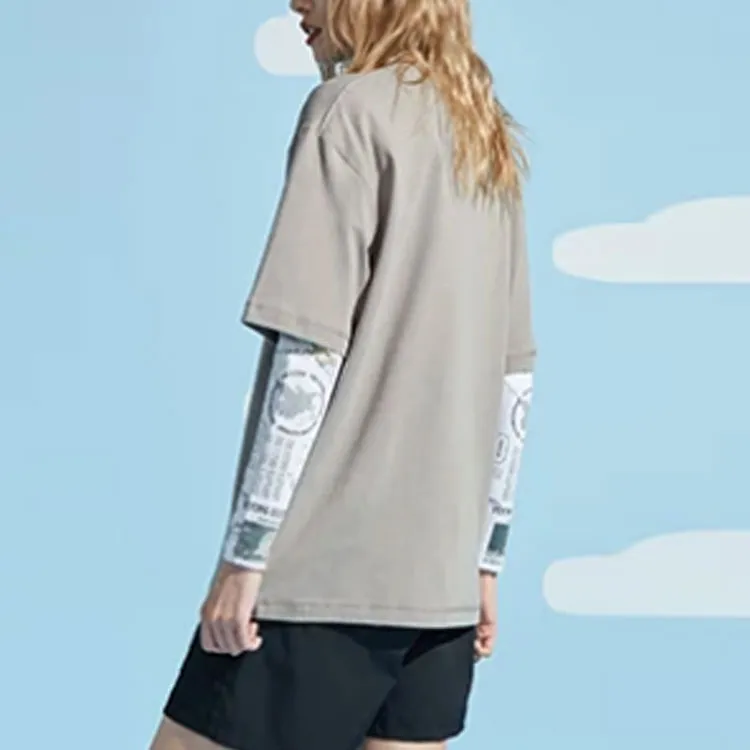 LiNing x Disney T Shirt Women's Frost Gray-4