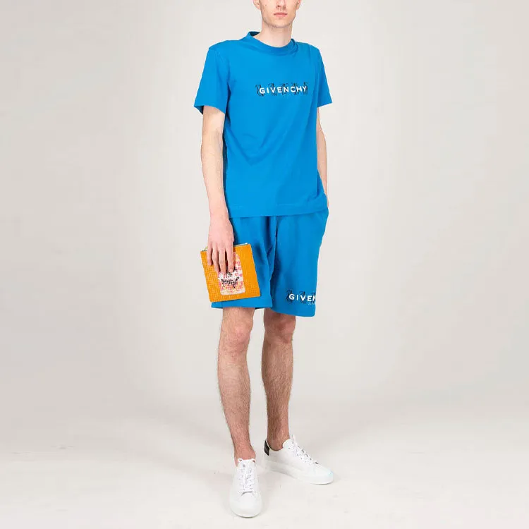 Givenchy Slim Fit Reversed Print T-Shirt-1