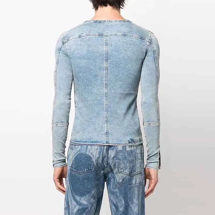 DIESEL Shirts Men Blue-2