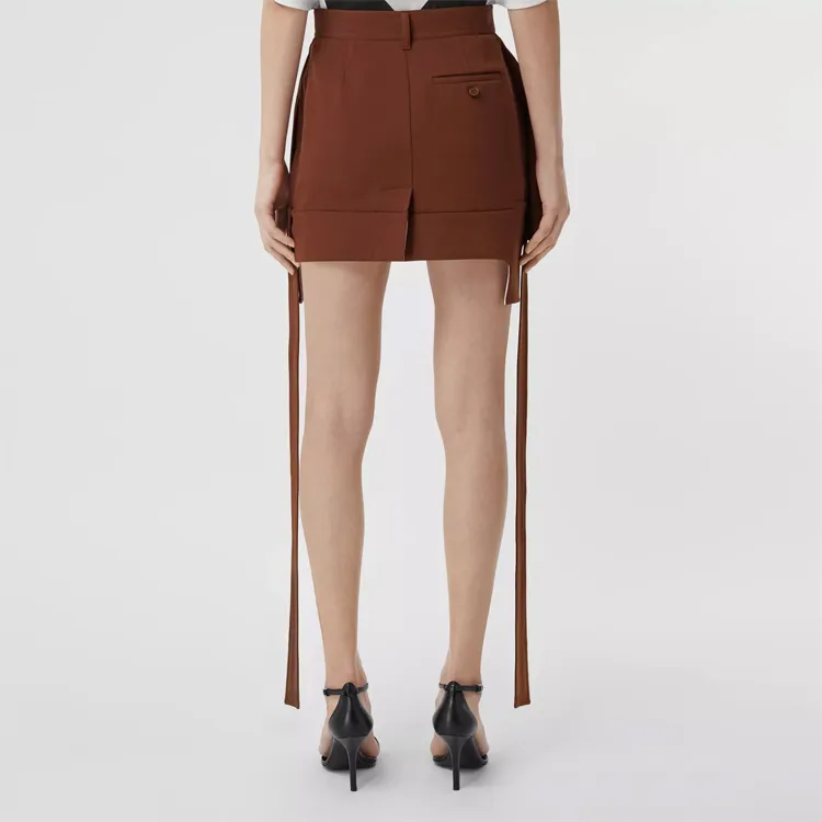 Burberry Casual Short Skirts Women's Brown-2