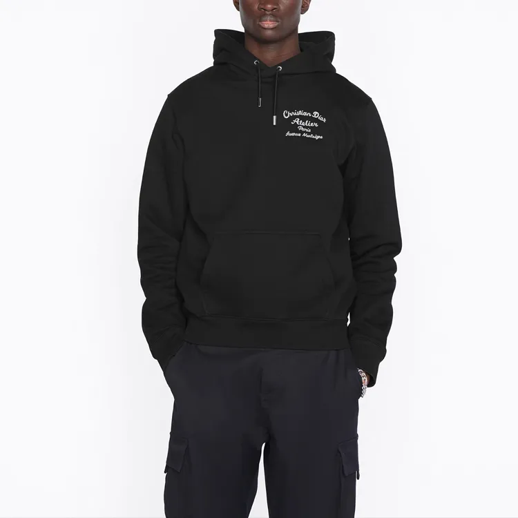 DIOR Quarterly New Products Sweatshirts Men Black-4