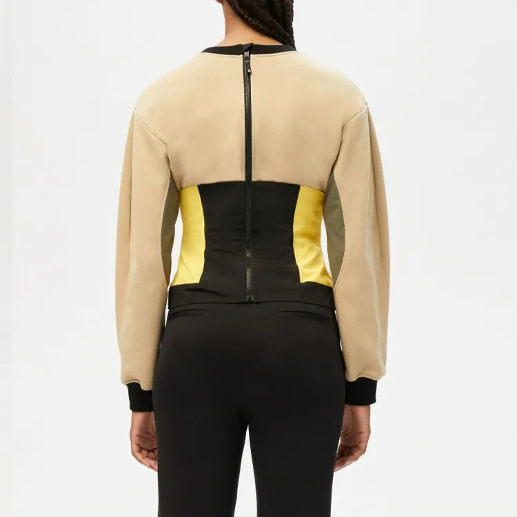 AMBUSH Corset Sweatshirt Black-1