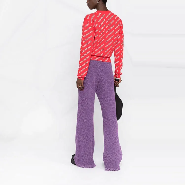 Balenciaga SS22 Sweater Women's Red-4