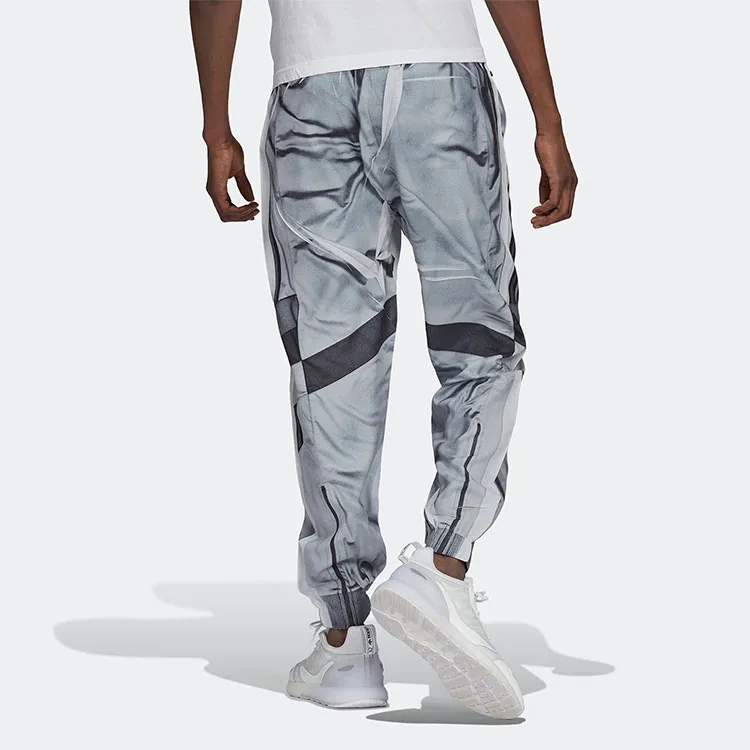 Adidas Originals Blue Version Collection Knitted Sweatpants Men's Gray-3