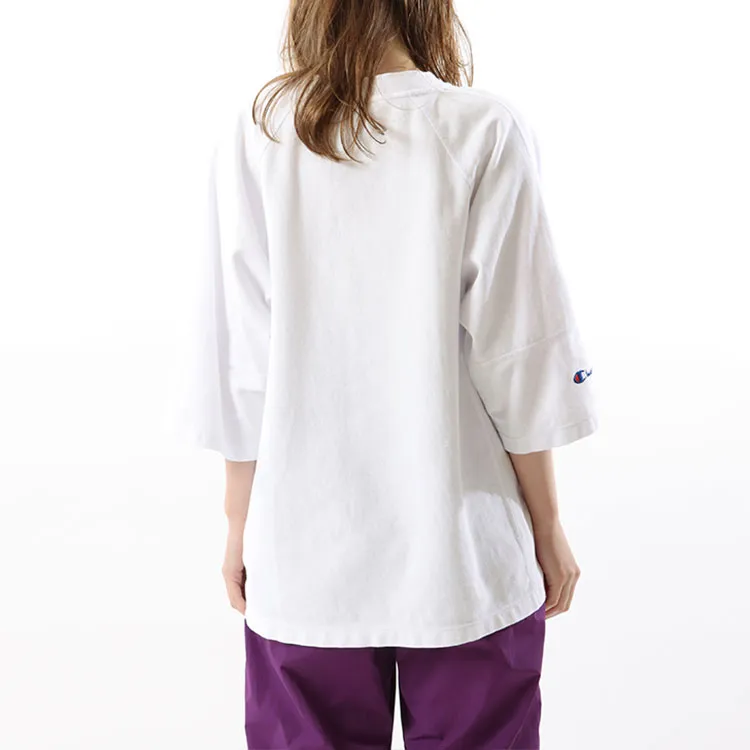 Champion SS22 Raglan Sleeve T Shirt Women's Japan Version-3