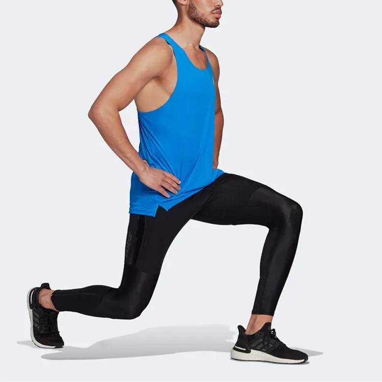 Adidas Tank Tops Men Blue-1