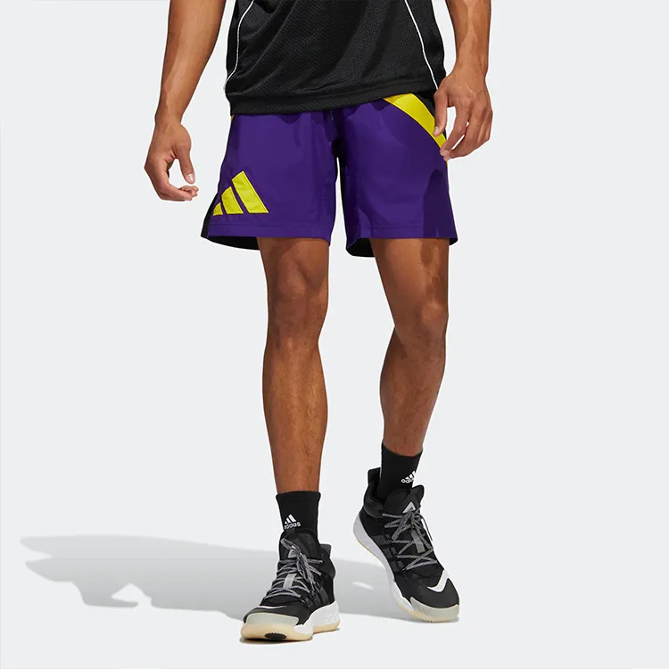 Adidas Basketball Shorts Men Collegiate Purple-3