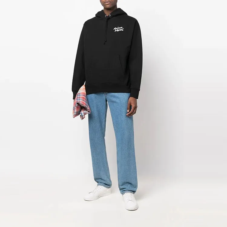 Maison Kitsune Mini Handwriting Relaxed Hoodie-1