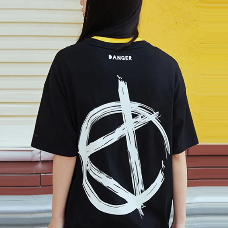 LiNing x Disney Sports Fashion Collection Drop Shoulder Sleeve T Shirt Women's Black-5