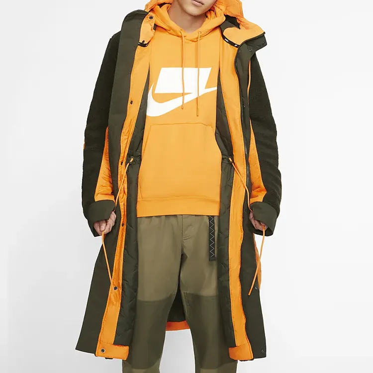 Nike Sportswear Sport Pack Synthetic Fill Parka Coats Men's Orange Yellow-5