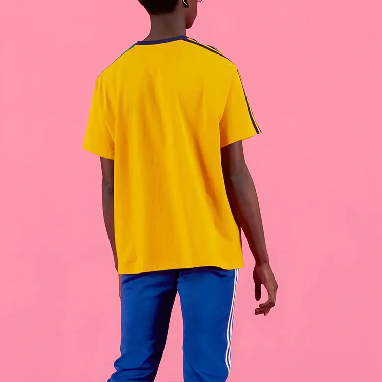 GUCCI X Adidas Originals SS22 Cotton Jersey T-Shirt Yellow-3