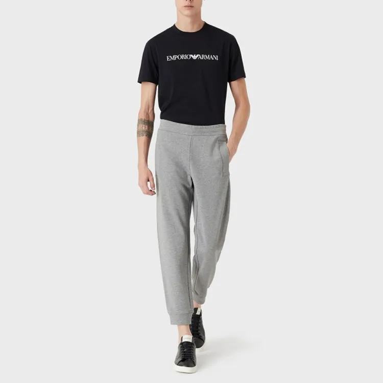 EMPORIO ARMANI Logo Printed Crewneck T Shirt-5