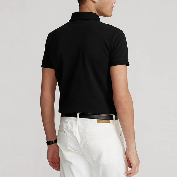 Polo Ralph Lauren Polo Shirts Men Black-3