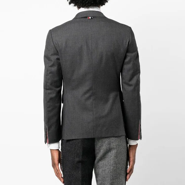 THOM BROWNE Super 120S Single-Breasted Tailored Blazer-2