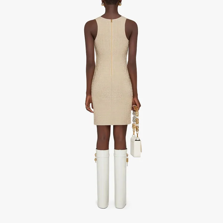 Givenchy Fitted Short Dress 'Light Beige'-2