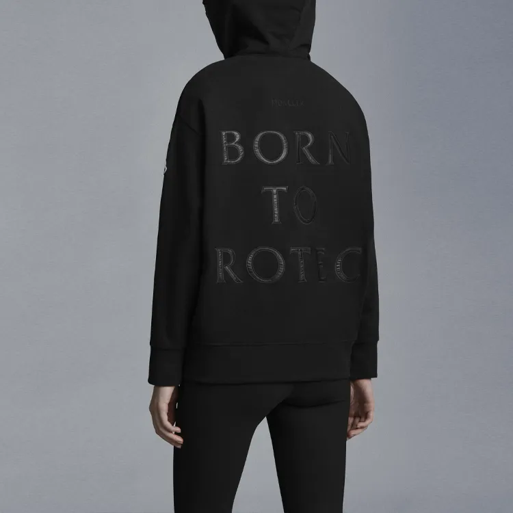 Moncler Born To Protect-print Hoodie-3