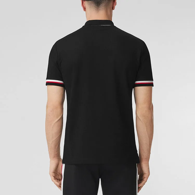 Burberry Monogram Motif Piqué Polo-4