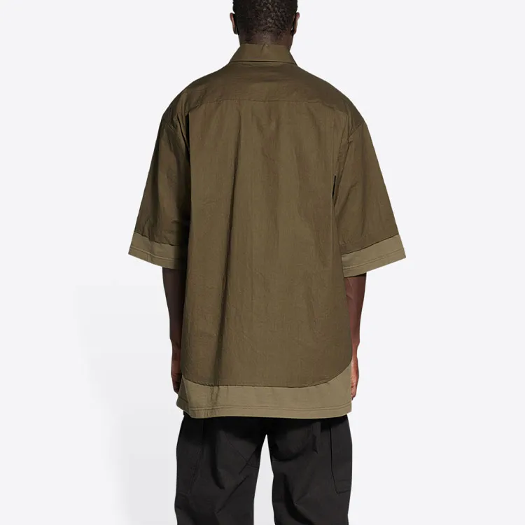 Balenciaga Bb Icon Layered Short sleeve Large Fit Shirt-2