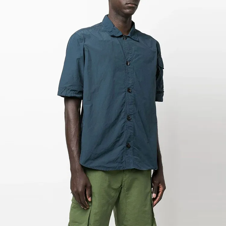 STONE ISLAND Shirts Men Turquoise-3