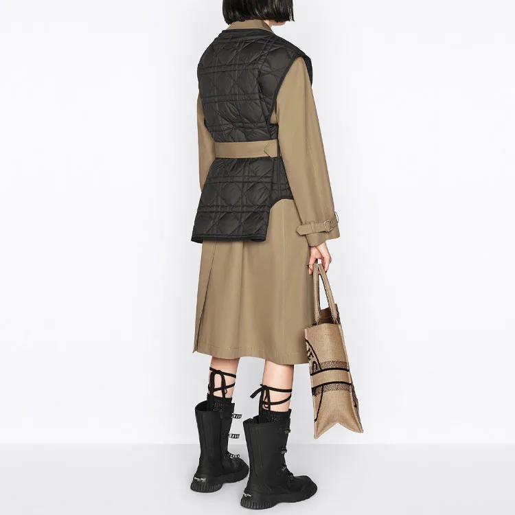 DIOR FW22 Trench Coat Women's Khaki-5
