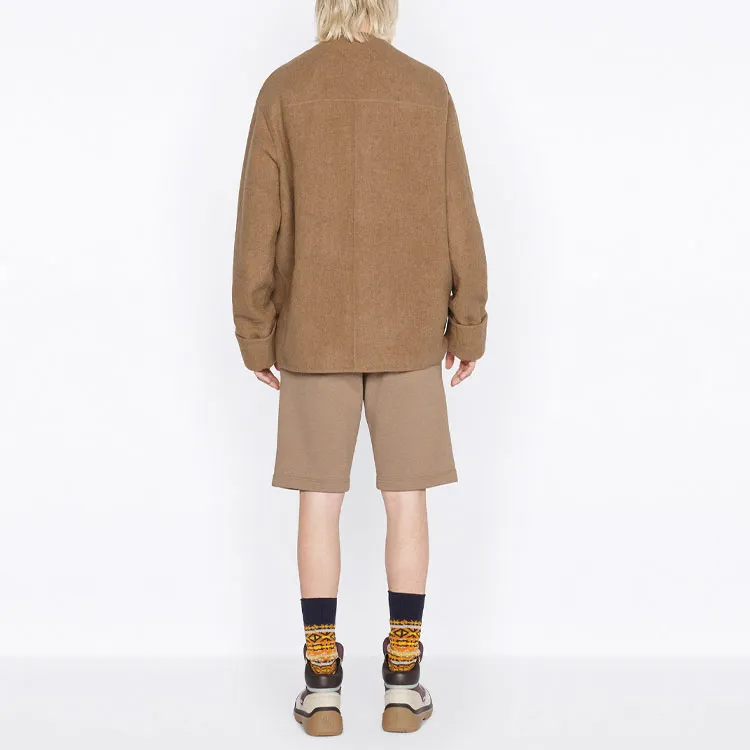 DIOR Dior Quarterly New Products FW22 Sweater Men's Brown-3