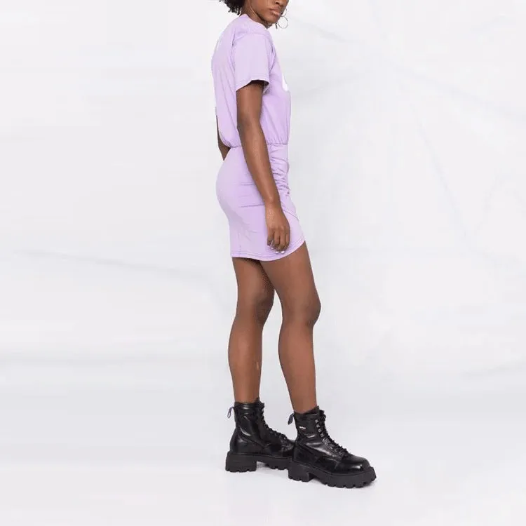 GCDS Short-Sleeved Dresses Women's Purple-3