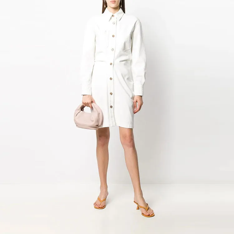NANUSHKA Chest-pocket Cotton Shirt Dress-1