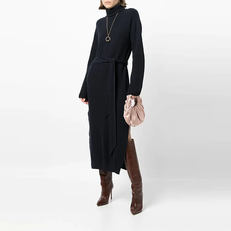 NANUSHKA Canaan Belted Knitted Dress-3