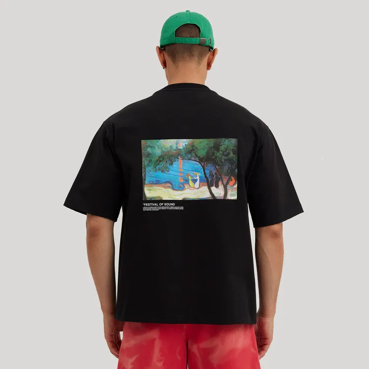 HOLZWEILER T-Shirts Men Black-3