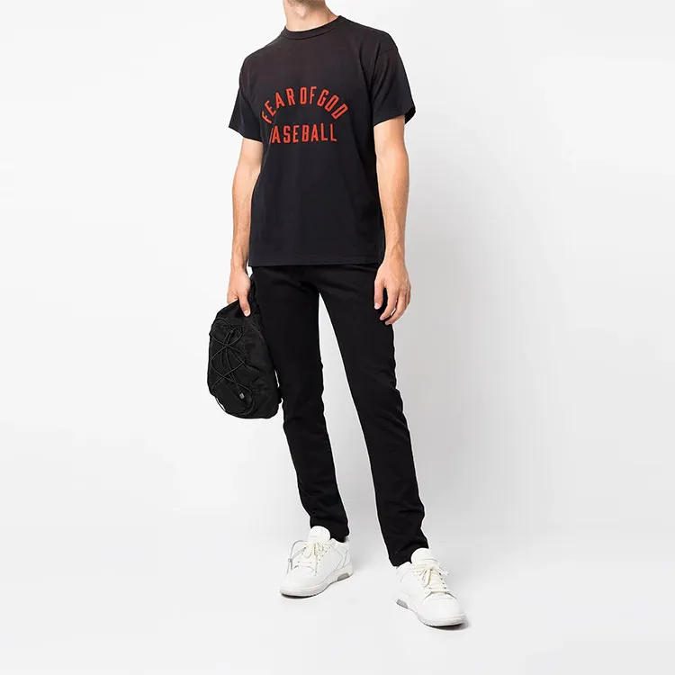 Fear Of God T Shirt Unisex Vintage Black-4