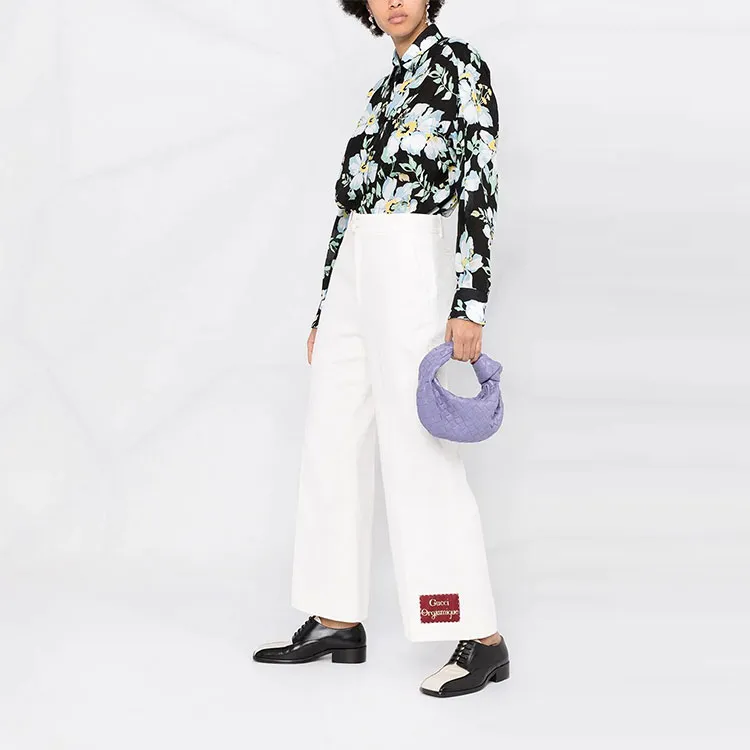 GUCCI Casual Pants Women's White-3