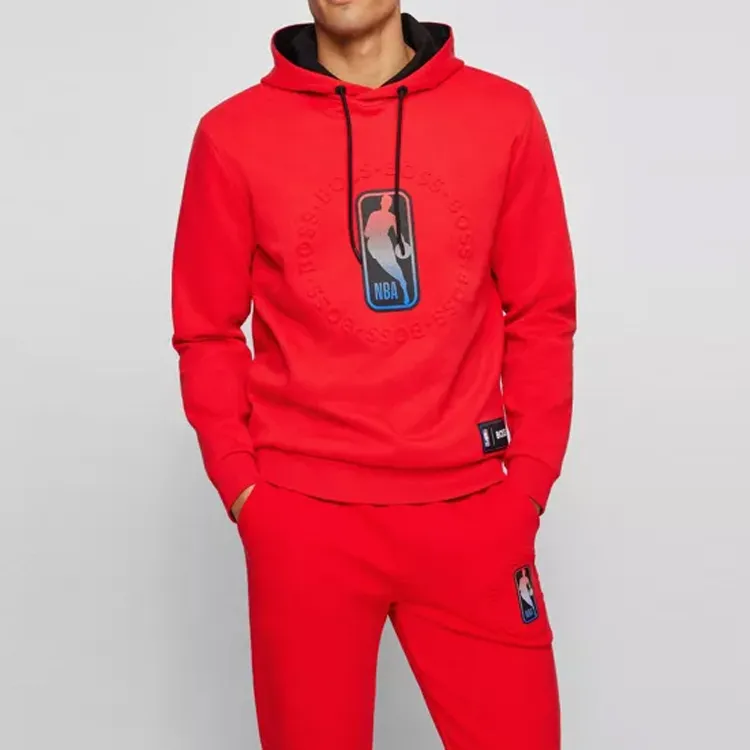 HUGO BOSS x NBA HUGO BOSS X NBA Sweatshirt Men's Red-1