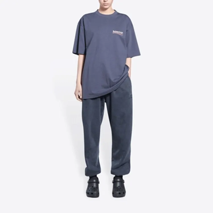 Balenciaga T Shirt 'Dark Grey/White'-1