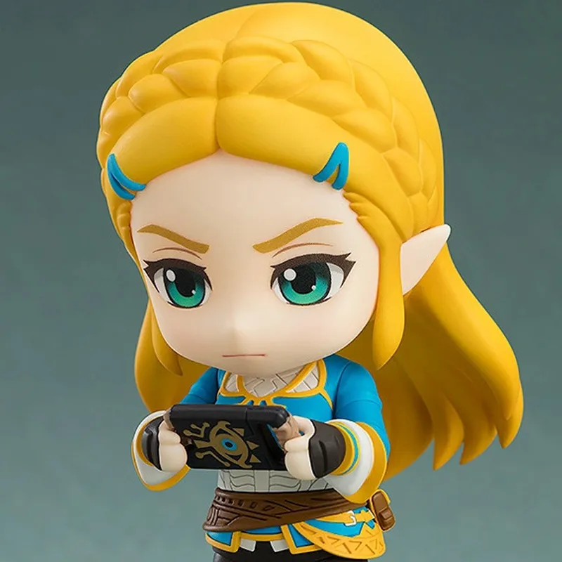 GSC Princess Zelda Nendoroid No. 1212 The Legend Of Zelda Breath Of The Wild Breath Of The Wild Ver. Chibi Figures 10cm-3