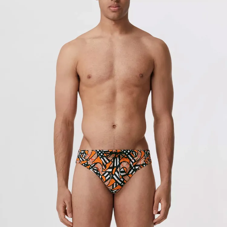 Burberry Monogram Print Swim Briefs-1