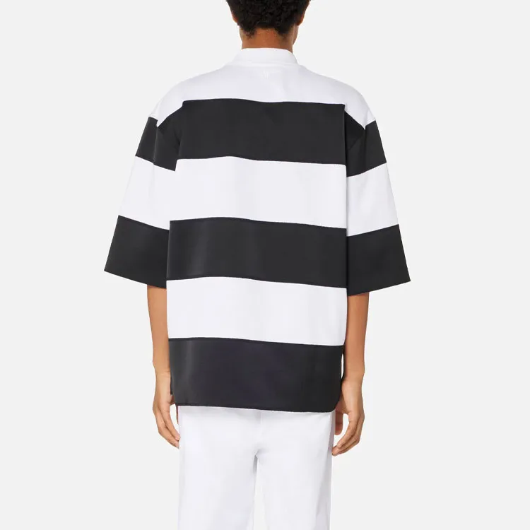 AMIPARIS Polo Shirts Men Black/White-2