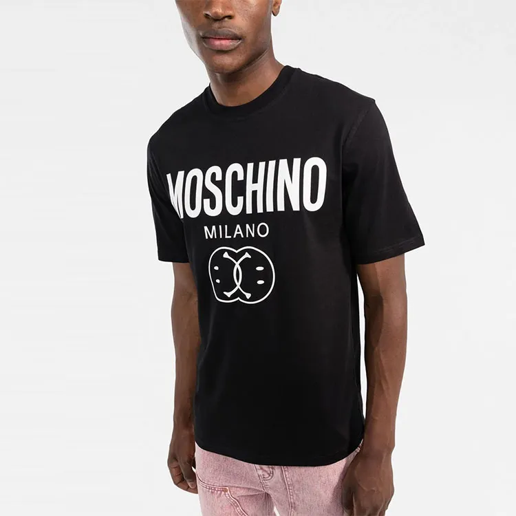 MOSCHINO Smiley Logo-print T-shirt-3