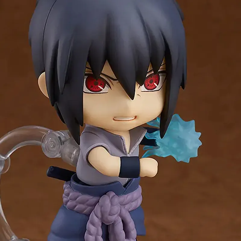 GSC Sasuke Uchiha Nendoroid No.707 Naruto Shippuden Reissued Version Chibi Figures 10cm-3