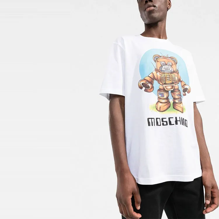 MOSCHINO T Shirts Men White-3