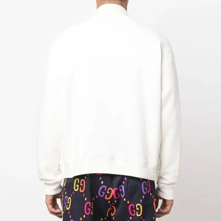 GUCCI Logo Printed Long-Sleeved Sweatshirt-2