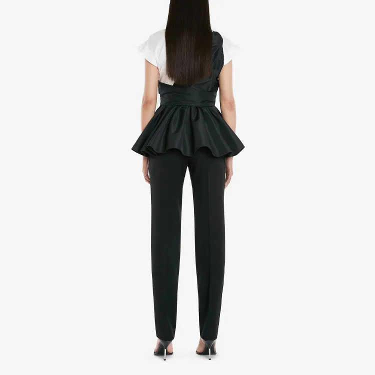 Alexander McQueen Layered Ruched T-Shirt-3
