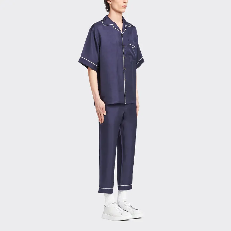 PRADA Shirts Men Blue-3