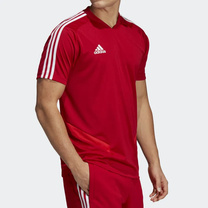 Adidas Raglan Sleeve T Shirt Men's Red-5