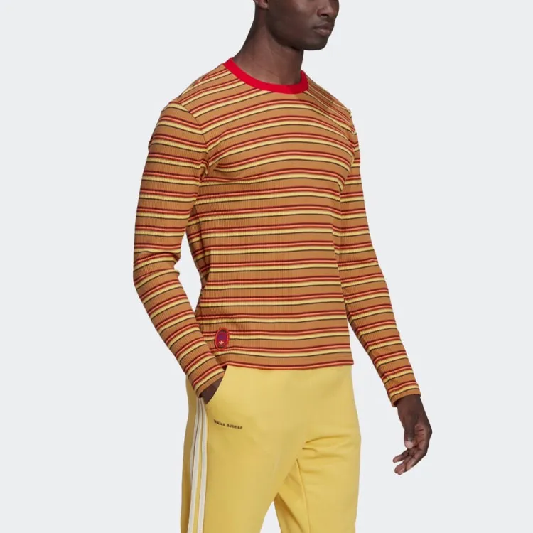 Adidas Originals x Wales Bonner T Shirt Unisex Earth Yellow-4