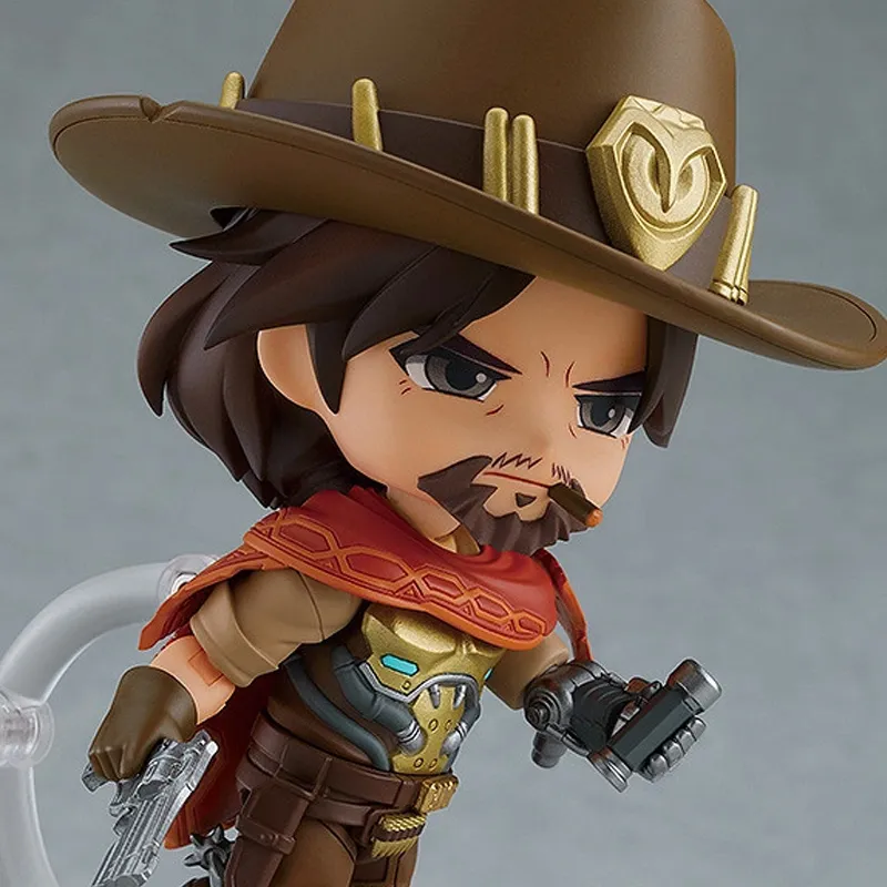 GSC Cassidy/McCree Nendoroid No. 1030 Overwatch McCree Classic Game Skin Chibi Figures 10cm-3